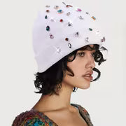 [Versatile Rhinestone Hat] A Versatile Hat Featuring Sparkling Rhinestone Embellishments. Rhinestone Colors — view 7