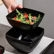 4pcs Salad Bowl - Great for Family Gatherings and Everyday Use. Ideal for Gatherings, Dining or Meal — view 1