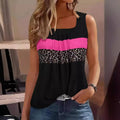Summer Color Block Striped Tank Top