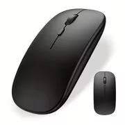 Wireless Bluetooth Mouse for iPad/MacBook Pro/Air/Laptop/PC: Rechargeable, Silent, Portable Ultra-thin — view 1
