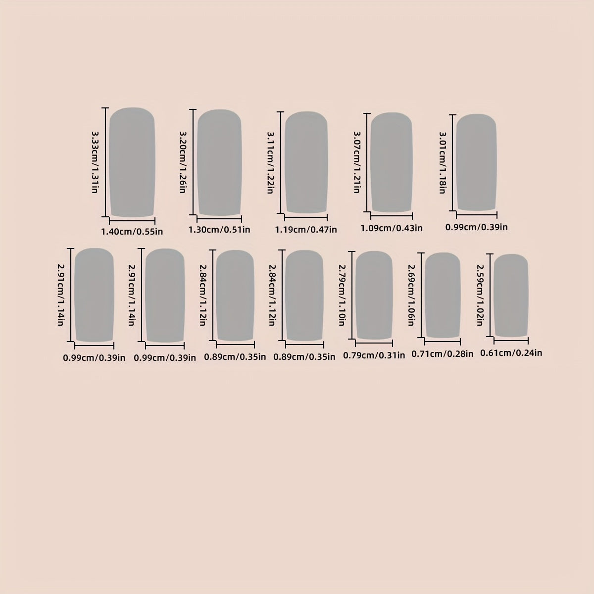 Medium-length 24pcs detachable floral grid trendy fake nail set