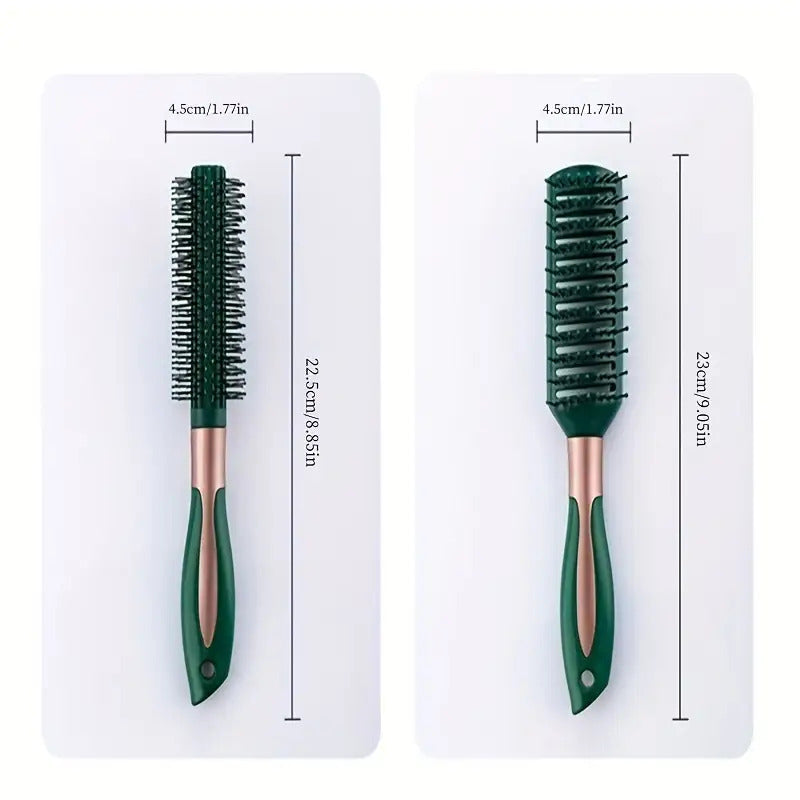 5pcs Hair Comb Set Cushion Comb Comb Curling Brush Women's Smooth Hair Comb-Static Comb Scalp Massage Comb