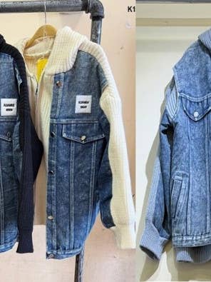 Sweater Denim Jacket