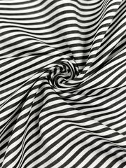Spring/Summer Striped Commuter Shirt for Women with Ruffle Cuffs, Versatile and Elegant Daily Work Top — view 5