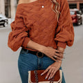 Women's Cable Pullover Sweater