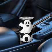 1pc 20Oz Halloween Ghost Boo Pumpkin Moon Bat Graveyard Stainless Steel Insulated Tumbler Coffee Office Travel — view 5