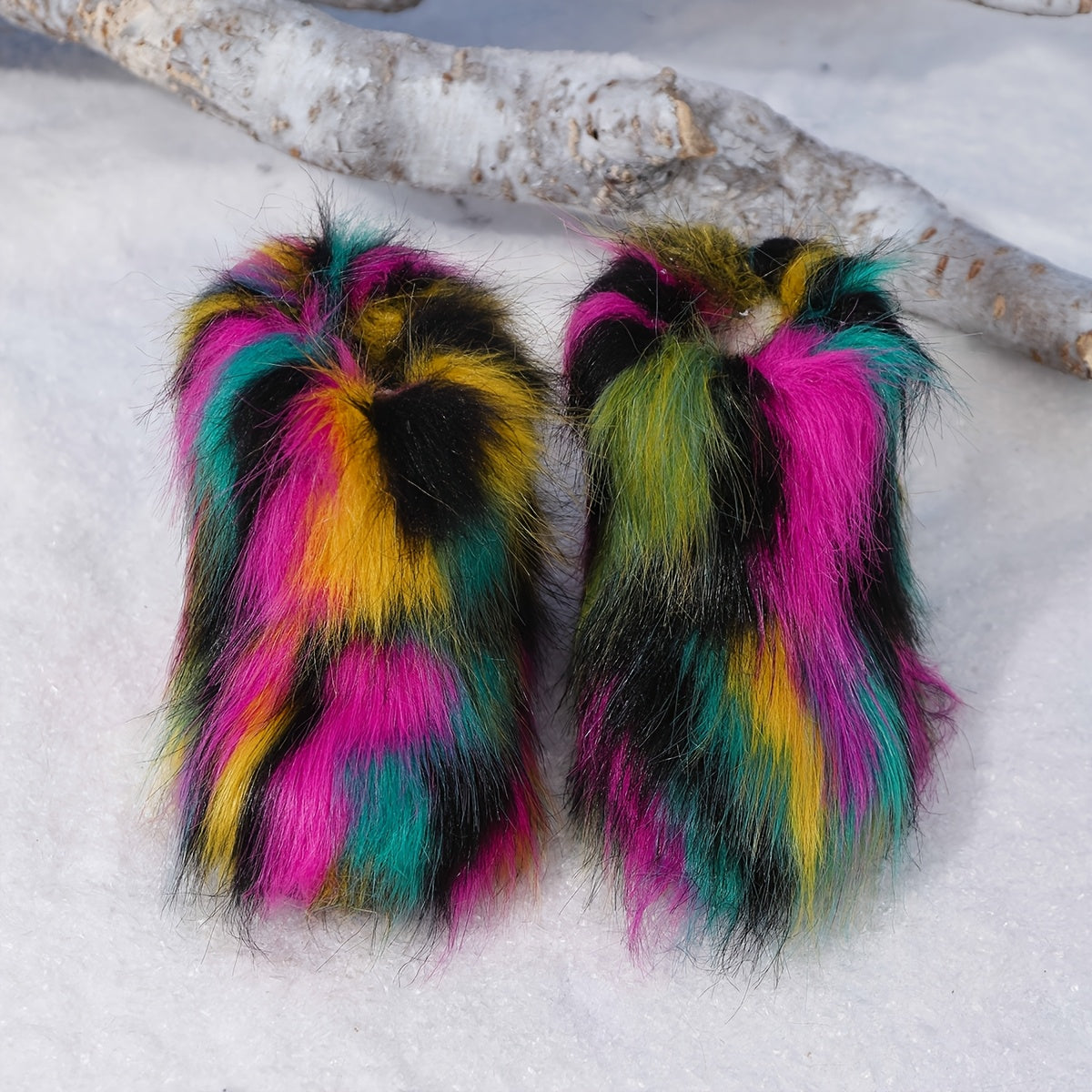 2025 Winter Girls' Boots, Tassel Warm Shoes Random Pattern