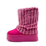 Snow Boots for Women Genuine Suede Leather, Women Shoes — view 2