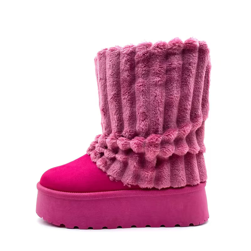 Snow Boots for Women Genuine Suede Leather, Women Shoes — view 18