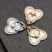Support Stand for Smartphones in a Heart Shape, Compatible with Android Devices, Featuring a 360° Rotating — view 3