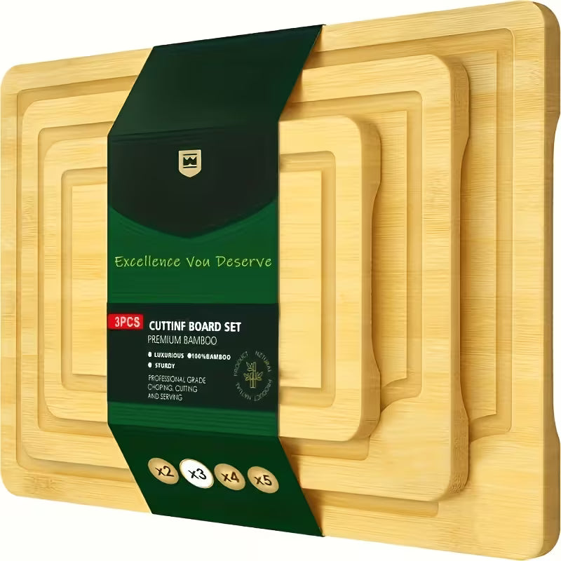 3pcs/SET Kitchen Chopping Board, Two -color Large, Medium, Small -sized 3 -piece Set Of Cutting Board, Excluding — view 11