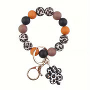 New Silicone Beaded Keychain Accessory, Creative DIY Cartoon Dog Paw Charm Bracelet, Key Ring, Women's Bag — view 9
