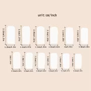 48pcs Candy Color Rainbow Gradient Long Square Press on Nails, Unique And Fashionable, Suitable for Parties — view 5