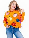 Rainbow Pumpkin Sweatshirt