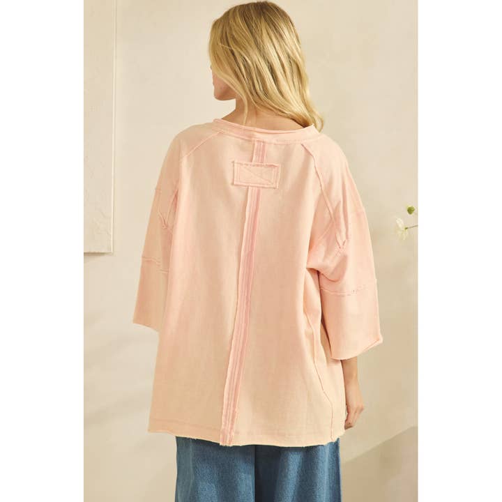 Love Heart Patchwork Tee (ST8428)