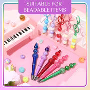 The Confetti Drawer | 160pc Chunky Acrylic Bubblegum Beads for Beadable Pens, Keychains & Jewellery