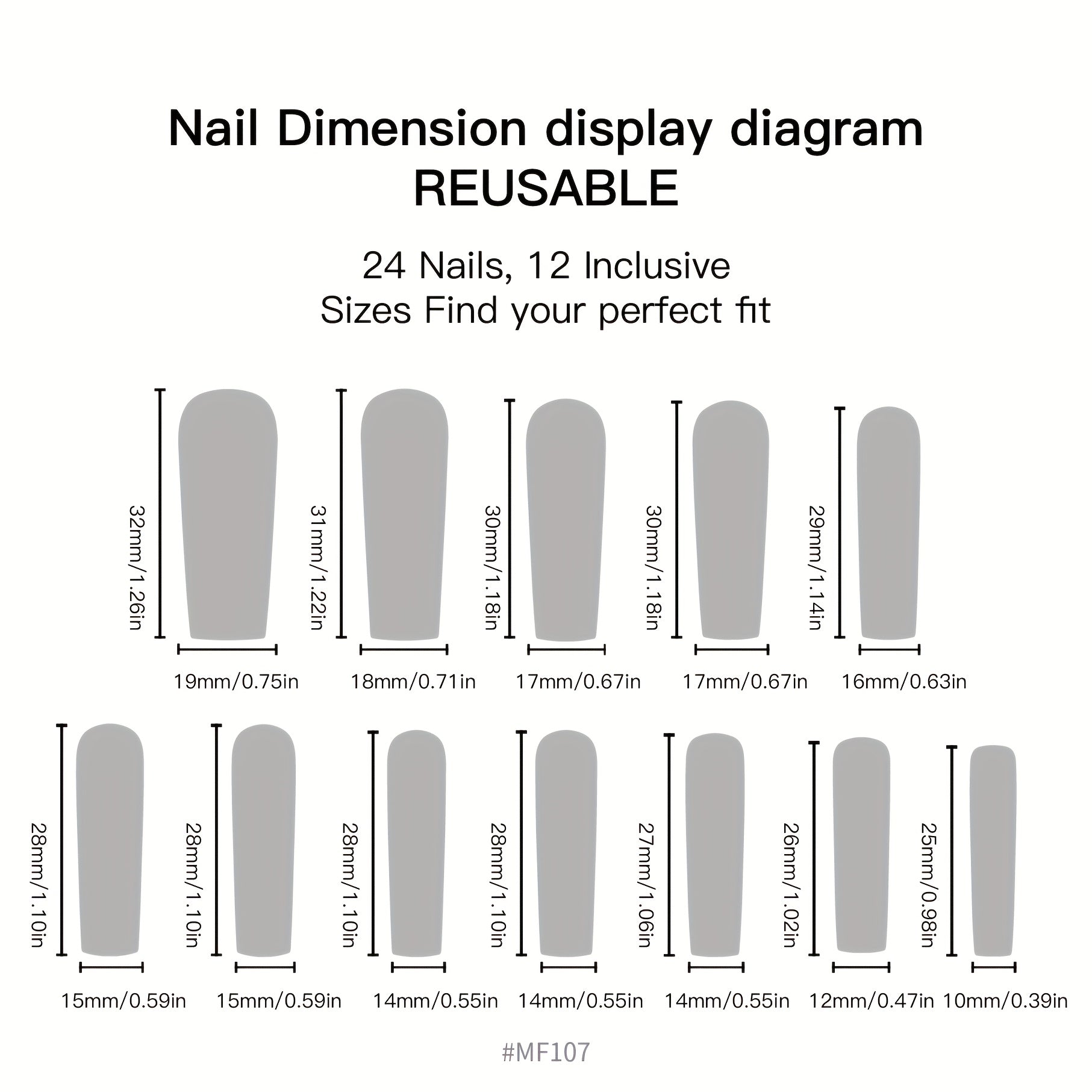 24pcs Long-Style Ballet Type Nail Polish - Fluorescent Melting Dopamine Nail Polish - Wearable Nail Art - Wearable Fake Nails - Y2K Tough Press-On Nails - High-Gloss Nail Stickers - Detachable Nail Stickers