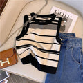 Knit Tank Top Sleeveless Vest