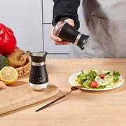 Stand 3pcs Set 2 Jars Salt And Pepper Shakers. Seasoning Shaker Salt Shaker Pepper Shaker Can Be Used for — view 6