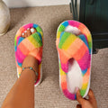 Women's Cozy Winter Slippers with Non-Slip EVA Sole &