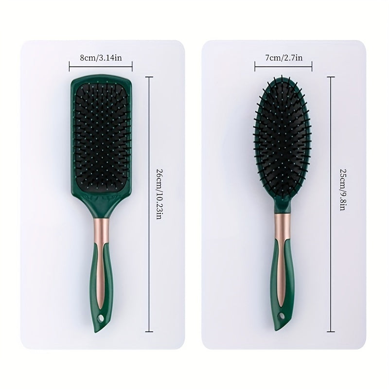 5pcs Hair Comb Set Cushion Comb Comb Curling Brush Women's Smooth Hair Comb-Static Comb Scalp Massage Comb