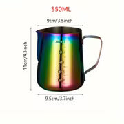 Fastest delivery: 5 BUSINESS DAYS304 Stainless Steel Measuring Cup with Scale Baking Measuring Cylinder Coffee — view 3