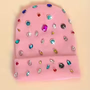 [Versatile Rhinestone Hat] A Versatile Hat Featuring Sparkling Rhinestone Embellishments. Rhinestone Colors — view 1