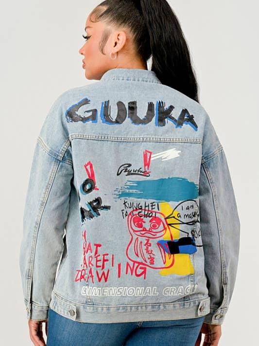 Painted Denim Jacket