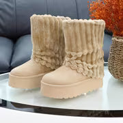 Snow Boots for Women Genuine Suede Leather, Women Shoes — view 16