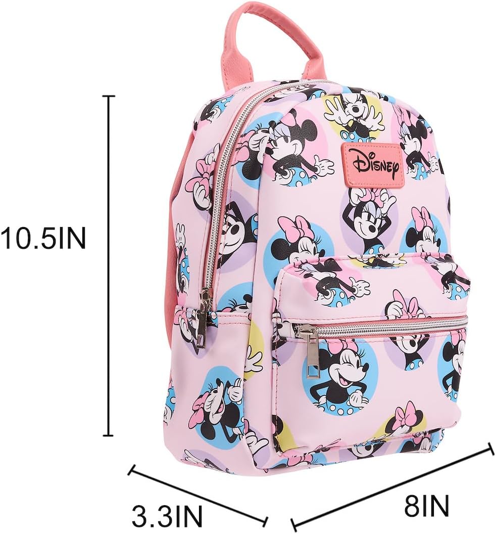 Disney's Minnie Mouse Classic All-Over Print 11" Mini Backpack