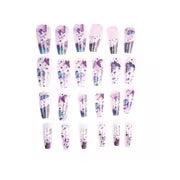 Full-Coverage Long Ballerina Nails European Style Ballet Dance Nail Wear Suitable for Spring Summer — view 2