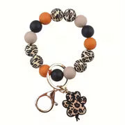 New Silicone Beaded Keychain Accessory, Creative DIY Cartoon Dog Paw Charm Bracelet, Key Ring, Women's Bag — view 2