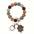 New Silicone Beaded Keychain Accessory