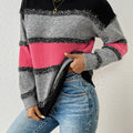 New Women'S Top, Women'S Elegant Color-Blocked