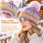 Gradual Change Fleece Hat, Autumn and Winter Thickened Warm Hat, Versatile Cold Hat, Unisex — view 6
