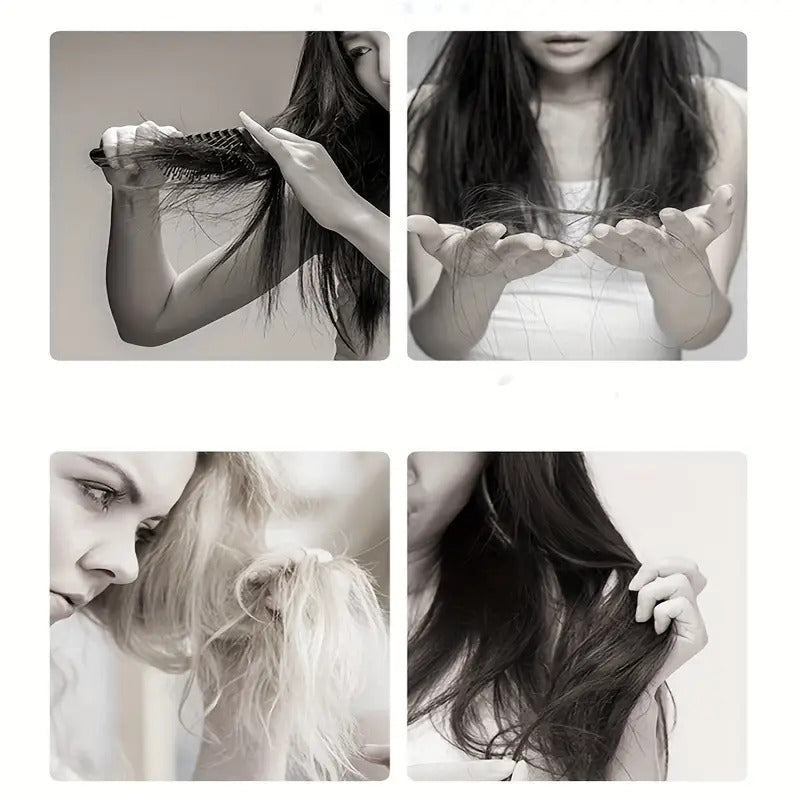 5pcs Hair Comb Set Cushion Comb Comb Curling Brush Women's Smooth Hair Comb-Static Comb Scalp Massage Comb
