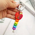 Teacher Appreciation Gift Abacus Bead Keychain Phone Charm