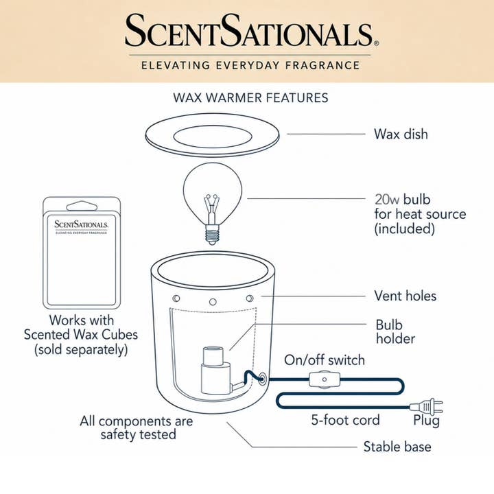 Hocus Pocus Fragrance & Wax Electric Warmer — view 4