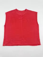Women's Casual Solid Color Elegant Bat-sleeve Vest, Summer Style — view 8