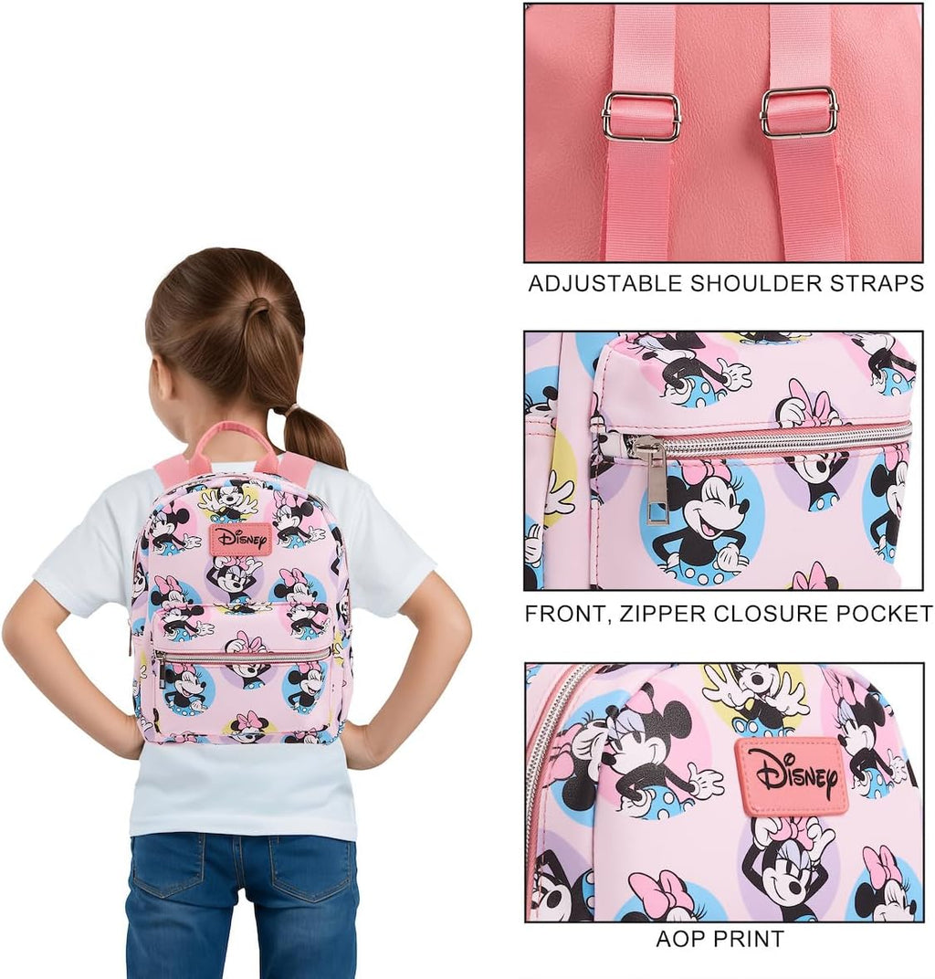 Disney's Minnie Mouse Classic All-Over Print 11" Mini Backpack