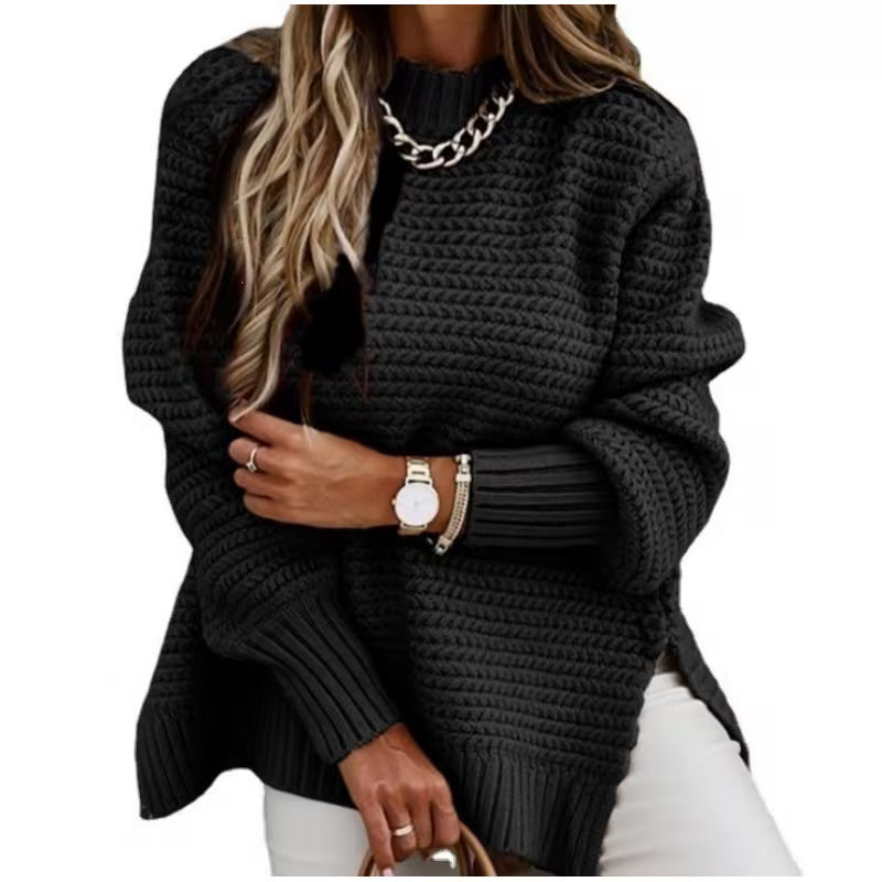 2026 Autumn/Winter Loose Oversized Lazy Style Long Sleeve Pullover Sweater Women&Apos;S Cold Protection Warm — view 12