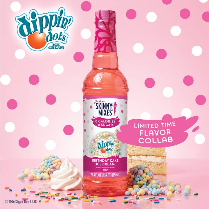Dippin' Dots® Birthday Cake Ice Cream Syrup — view 2