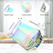 The Part Of The Evening | 6pc Iridescent Rainbow Wine Glasses