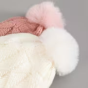 Women'S Plush Hat with Pearl Additions — view 7