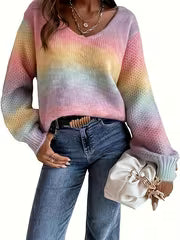 Women's Thermal Pullover Turtleneck Long Sleeve Sweater Solid Color Warm Pullover — view 4
