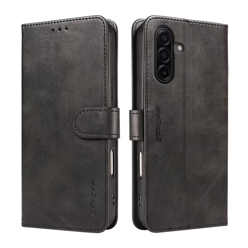 The Closing Argument | Samsung Galaxy A17, M07 & M17 Flip Wallet Case with Magnetic Buckle, Three Card Slots & Stand