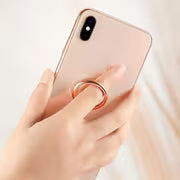 2pcs Phone Metal Finger Ring Buckle for All Mobile Phones Desktop 360 Degree Rotation Back Sticker Holder — view 9