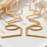 1 Pair of New Creative European and American Style Exaggerated Casual Trendy LOVE Letter Simple Fashion — view 3