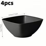 4pcs Salad Bowl - Great for Family Gatherings and Everyday Use. Ideal for Gatherings, Dining or Meal — view 3