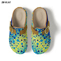 Vibrant Abstract Overlapping Circles Print Women'S Clogs